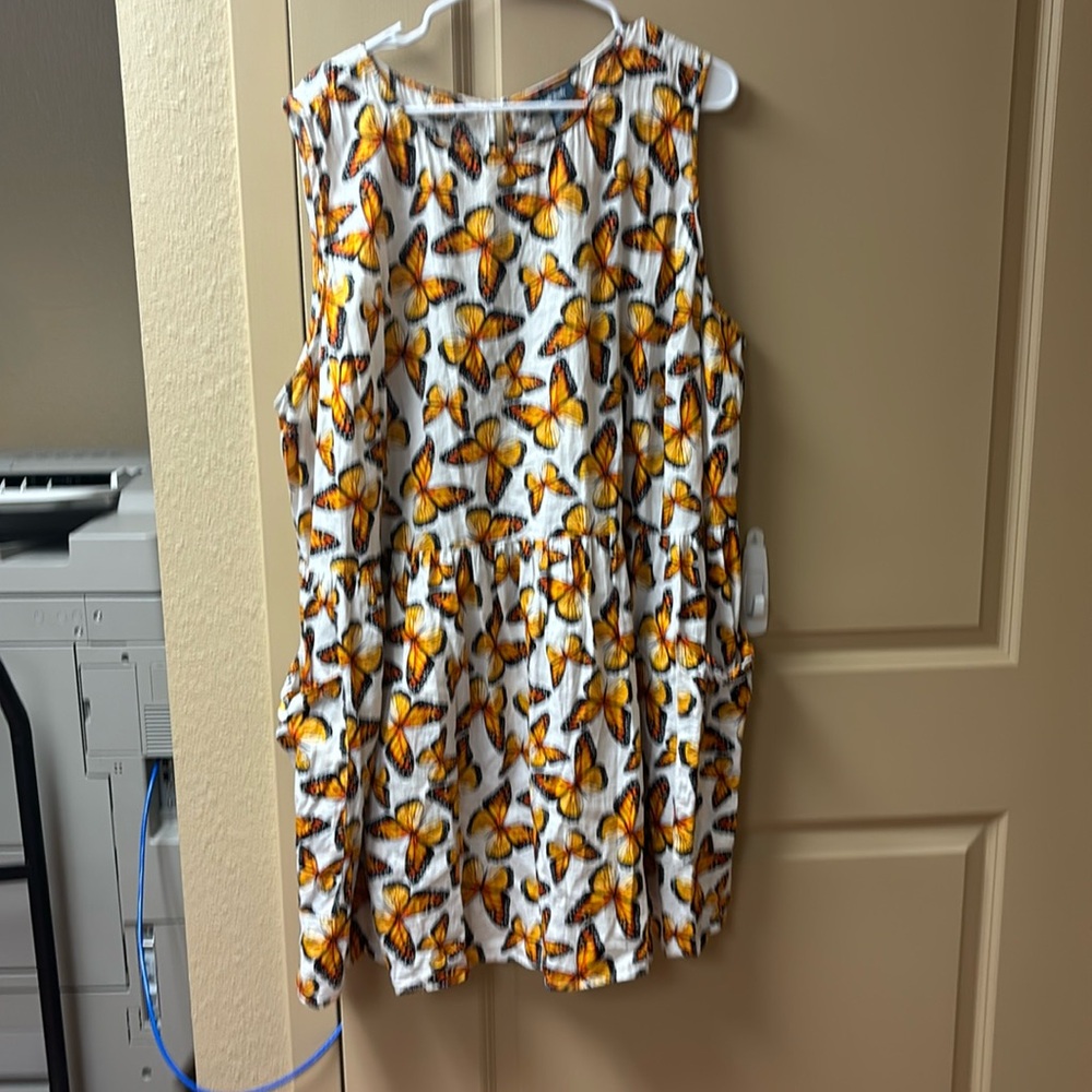 Lightweight summer butterfly dress